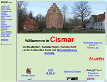 Tablet Screenshot of cismar.de