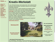 Tablet Screenshot of kreativ.cismar.de