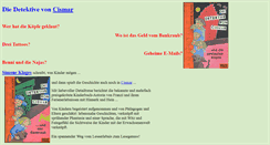 Desktop Screenshot of detektive.cismar.de
